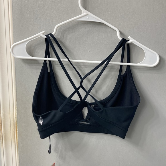 FP Movement Black Strappy Sports Bra NWT - Picture 2 of 5